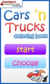 game pic for Cars n Trucks Coloring Book